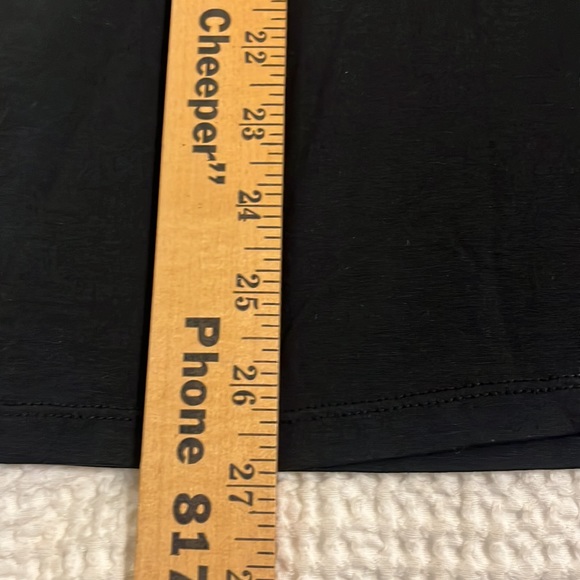 Women’s Lauren Ralph Lauren Black Sleeveless Dressy Tank Top Ruffled detail 1X - Picture 7 of 8